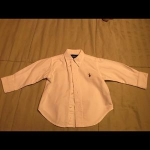 White Ralph Lauren button down
